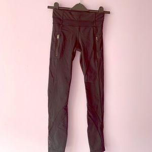 Lululemon Mesh Inset Leggings | size 2